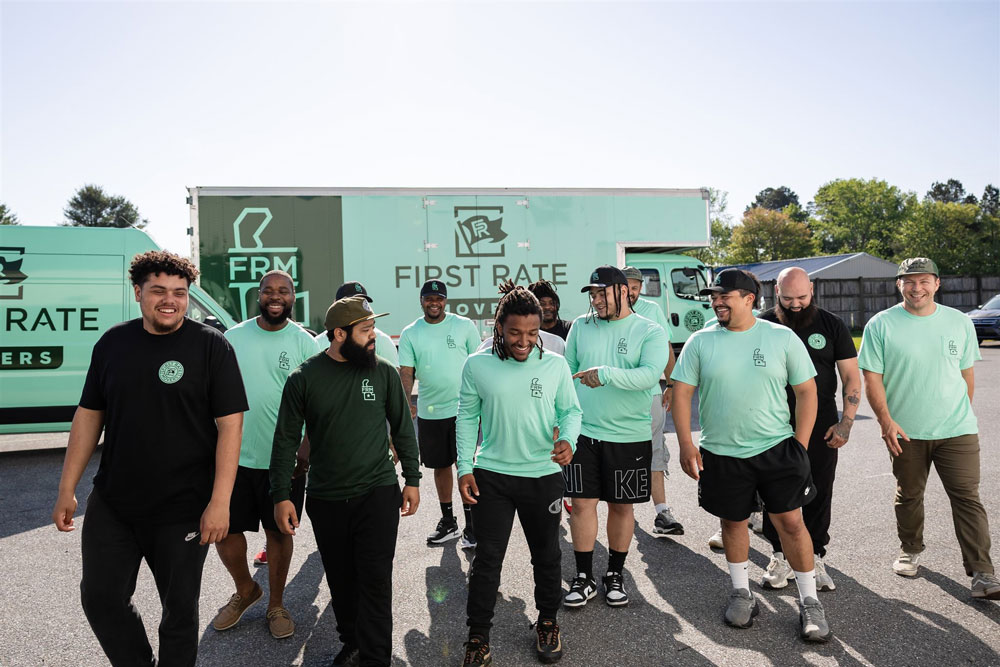 The First Rate Movers crew